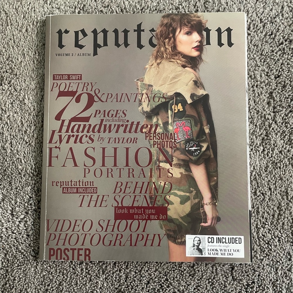 Taylor Swift reputation book